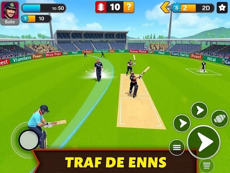 Experience realistic cricket action in Bolly Cricket Champs Bolly Cricket Champs Gameplay Screenshot
